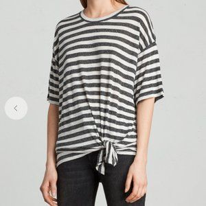 ALL SAINTS | Meli Stripe Tee (Size S)